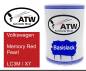 Preview: Volkswagen, Memory Red Pearl, LC3M / X7: 500ml Lackdose, von ATW Autoteile West.
